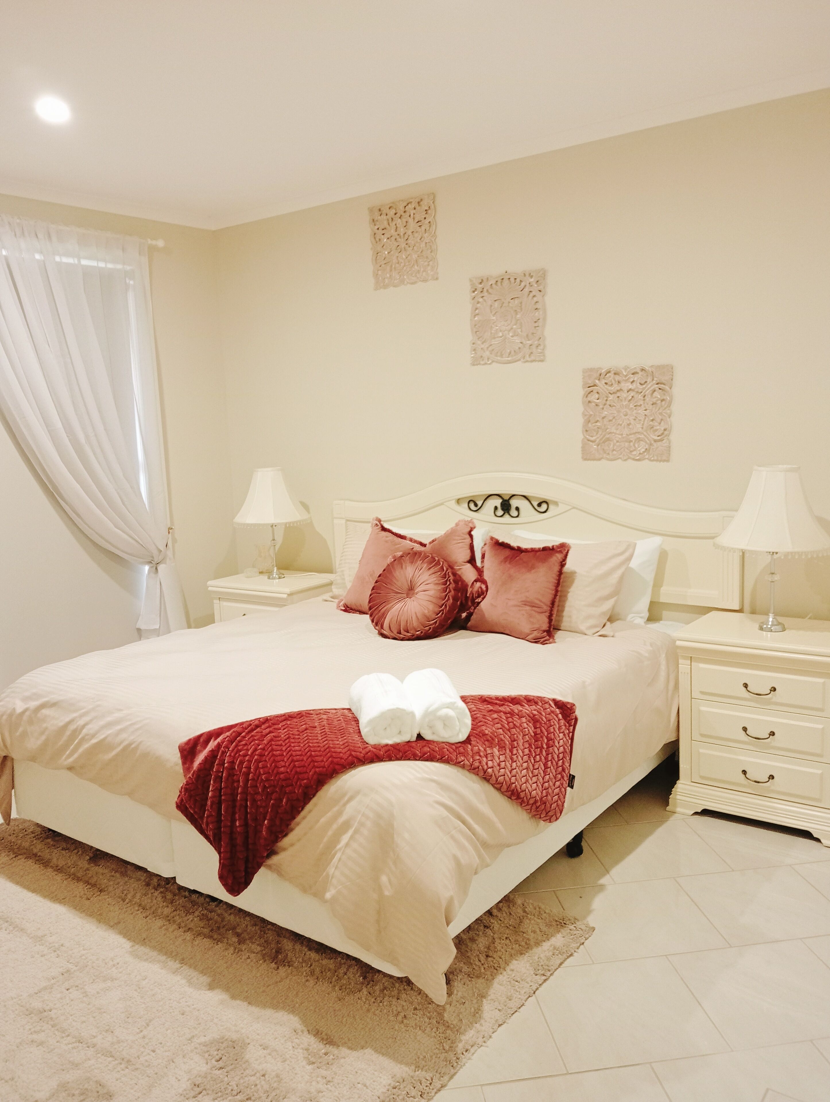 Villa Deluxe - 1 kingsize-säng - utsikt mot innergården - innergård | Ljudisolering och gratis wi-fi