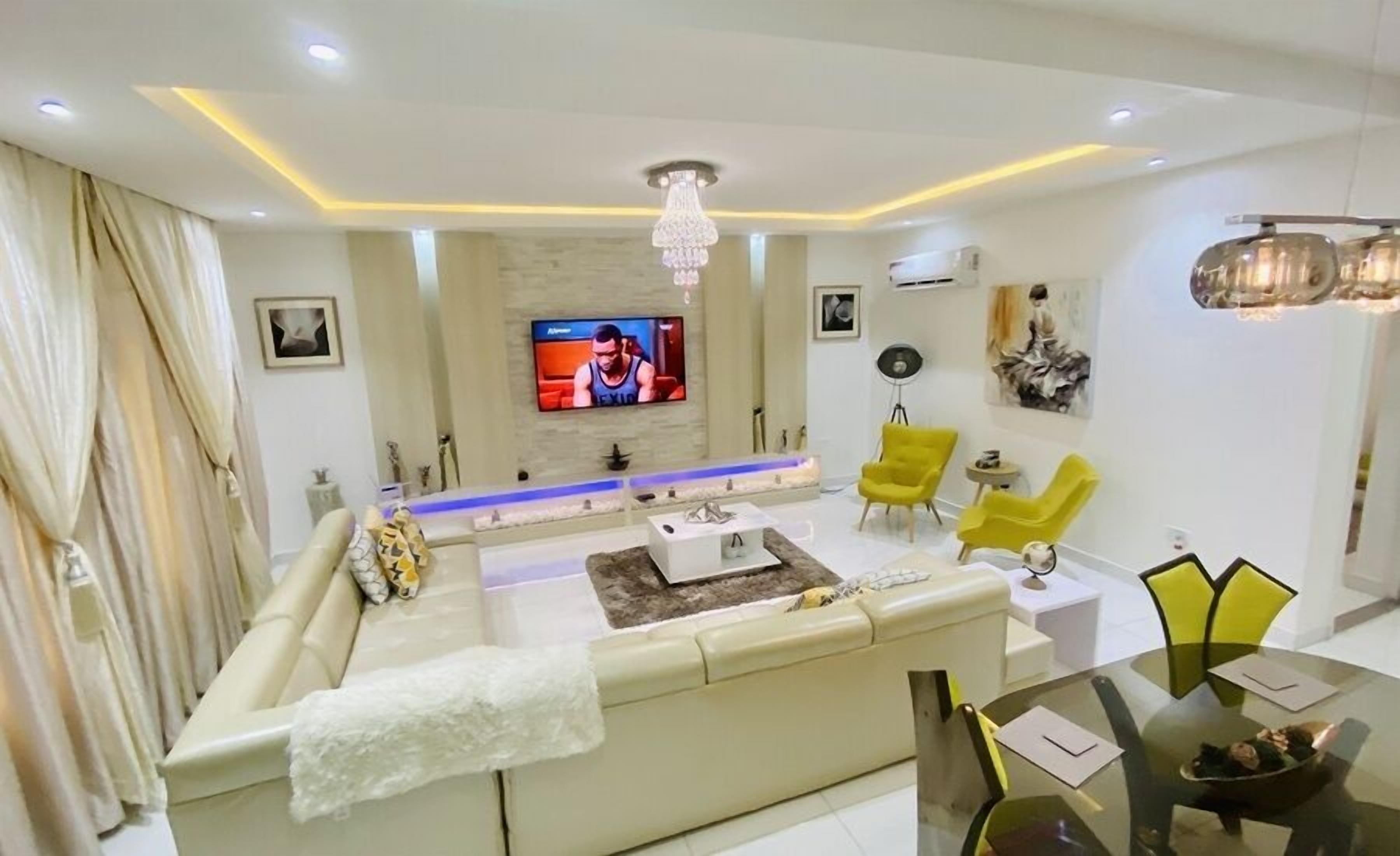 普通公寓, 露台, 城市景 | 客廳