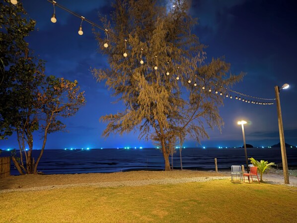 Front of property - evening/night