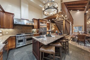 Coffee/tea maker, fridge, microwave, oven - Near Ski Resorts, Downtown Truckee, & Donner Lake | Basque Lodge by AvantStay (Truckee)