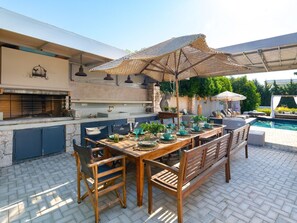 Outdoor dining - Ferienvilla Vento Imperiale Estate für 14 Personen by Interhome (Faliraki)