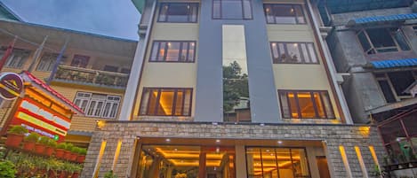 Overnatningsstedets facade