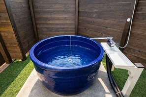 Outdoor spa tub - rinne Kujukuri Private Spa1  (Kujukuri)