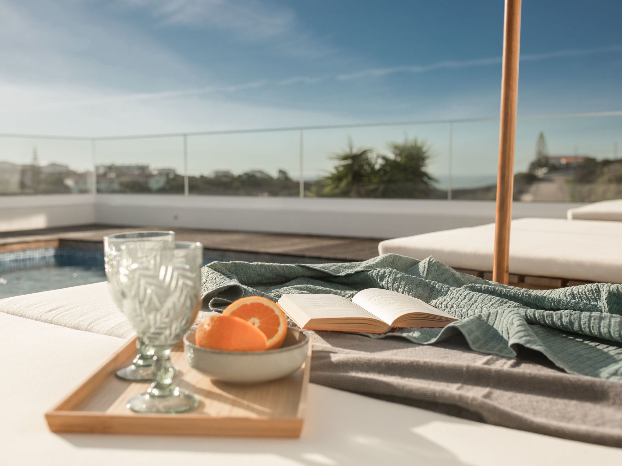 Et oppvarmet basseng