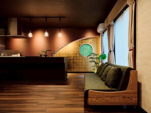 Interior - Minami Izu Villa ORIGAMI Villa for rent with hot spring (Shimogamo, Minamiizu, Kamo District)