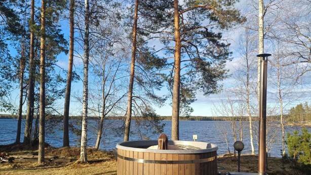 Utendørs boblebad