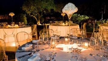 Espace banquet en plein air