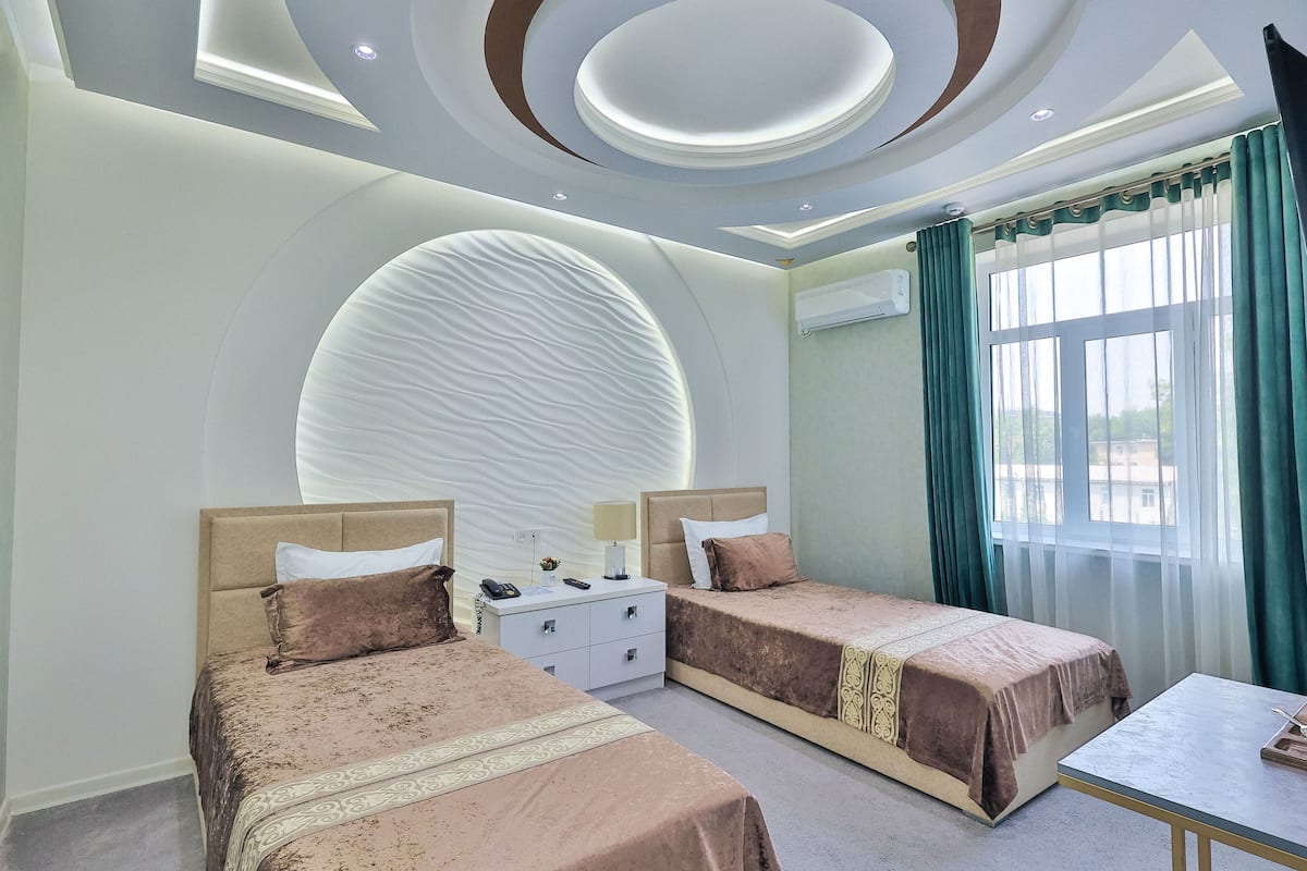 In-room safe, blackout curtains, soundproofing, iron/ironing board