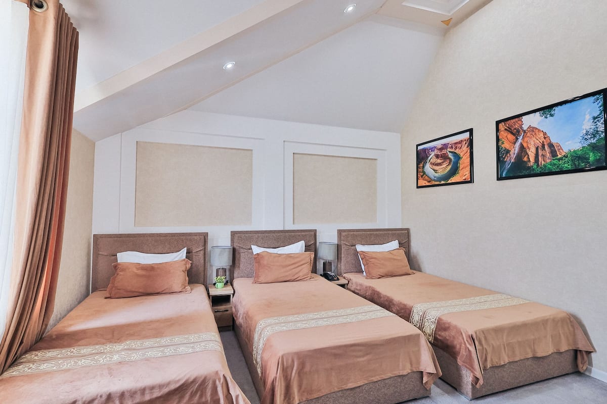 In-room safe, blackout curtains, soundproofing, iron/ironing board