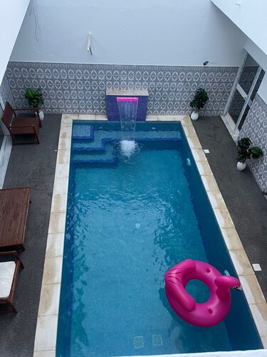 MAHDIA REJICHE HOUSE WITH PRIVATE POOL 350M FROM THE SEA