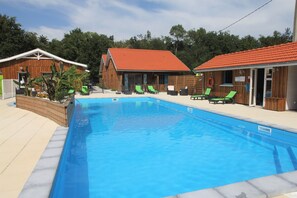 Pool - Villa T3 Bis- 6/8 people - Bassin d'Arcachon, swimming pool, spa (Le Teich)