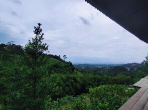 Blick von der Unterkunft