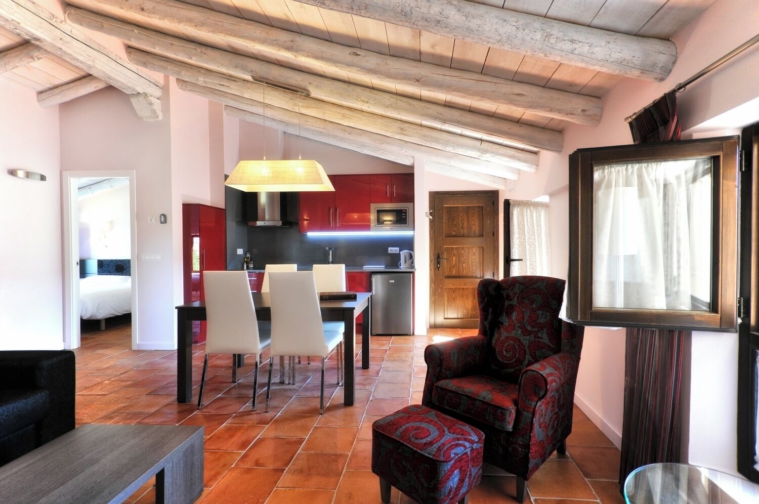 Family Apartment, 2 Bedrooms, Private Bathroom, City View | Laptop workspace, blackout curtains, iron/ironing board, free WiFi