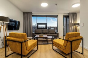 Comfort-Apartment | Wohnbereich | Flachbildfernseher