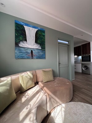 Living area - Moga Haven, a haven of peace and charm in Essaouira with a large terrace (Essaouira)