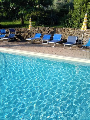 Pool - Agriturismo Alla Vecchia Quercia - Montaiate small apartment for 2 persons (Marche)