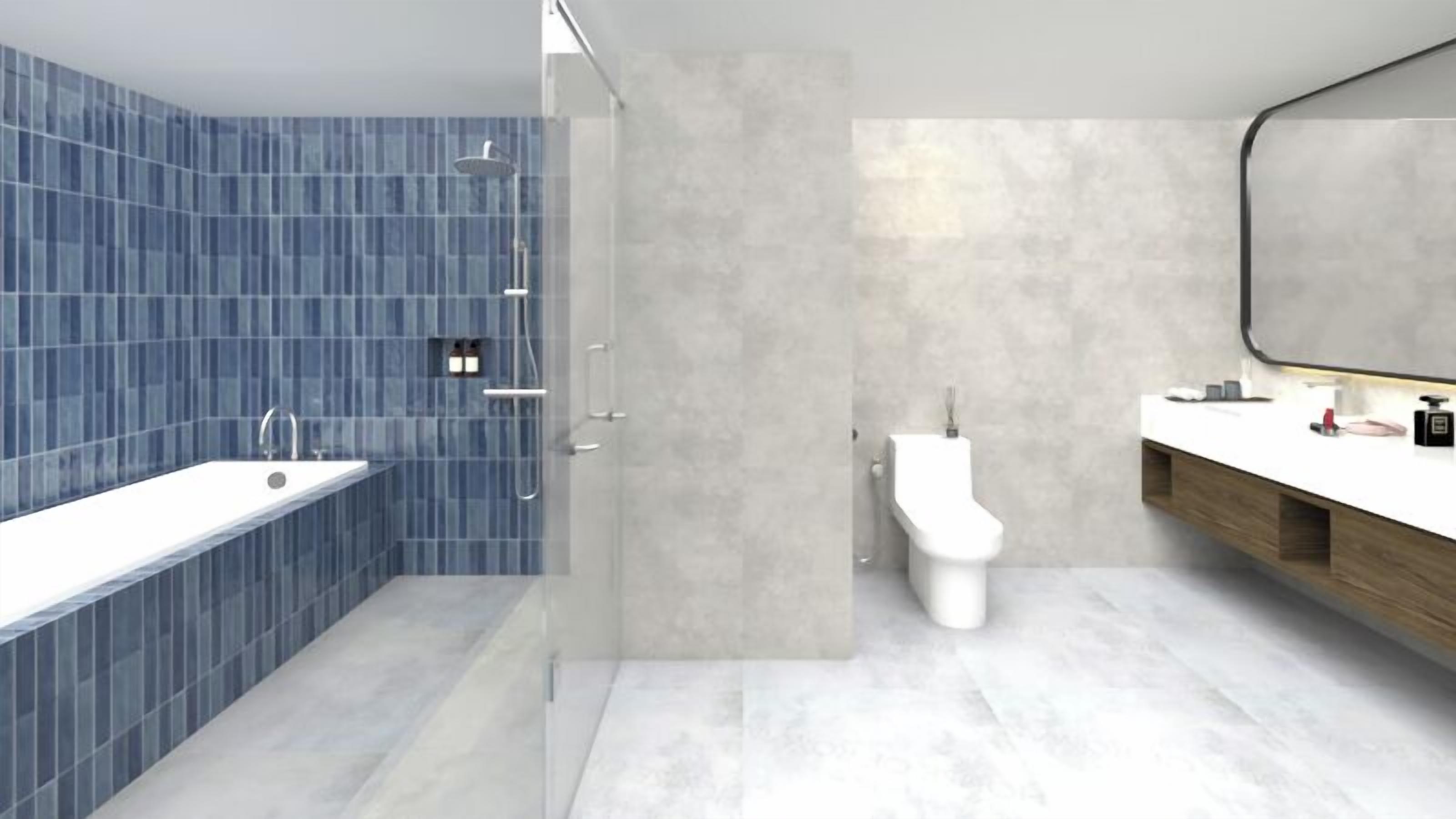 Suite, 1 King-Bett | Badezimmer