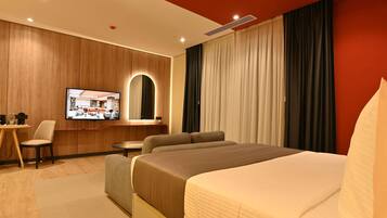 Junior-Suite, 1 King-Bett und Schlafsofa