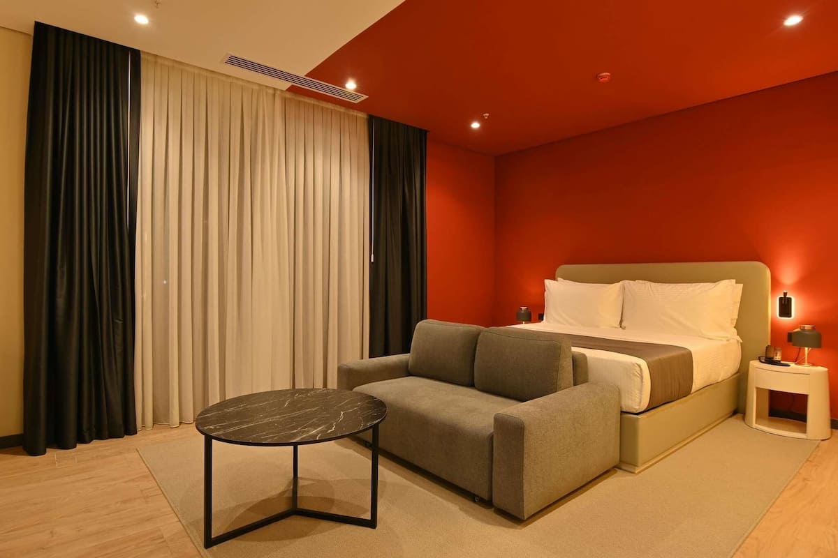 Junior-Suite, 1 King-Bett und Schlafsofa