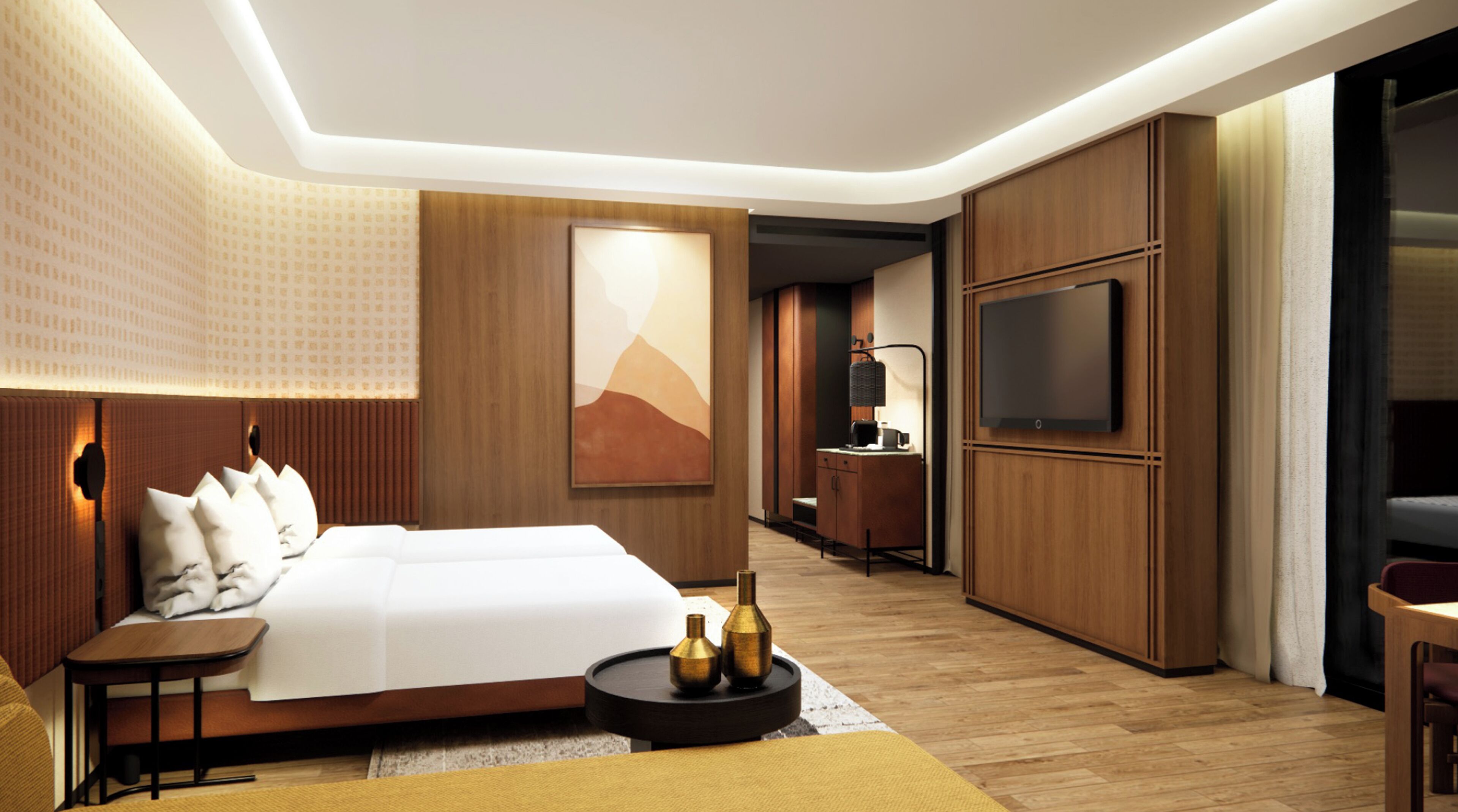 Verdunkelungsvorhänge, kostenloses WLAN, Bettwäsche