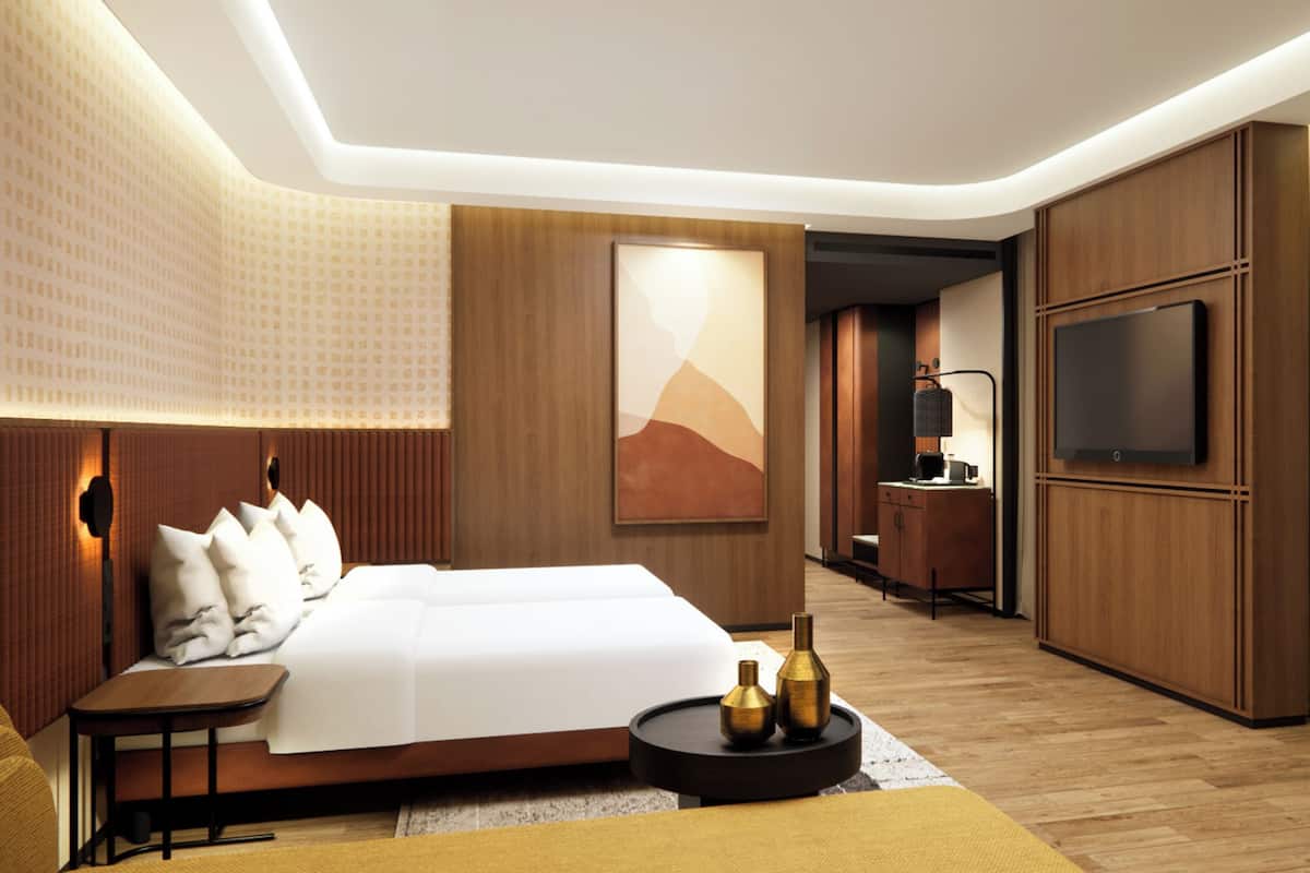 Verdunkelungsvorhänge, kostenloses WLAN, Bettwäsche