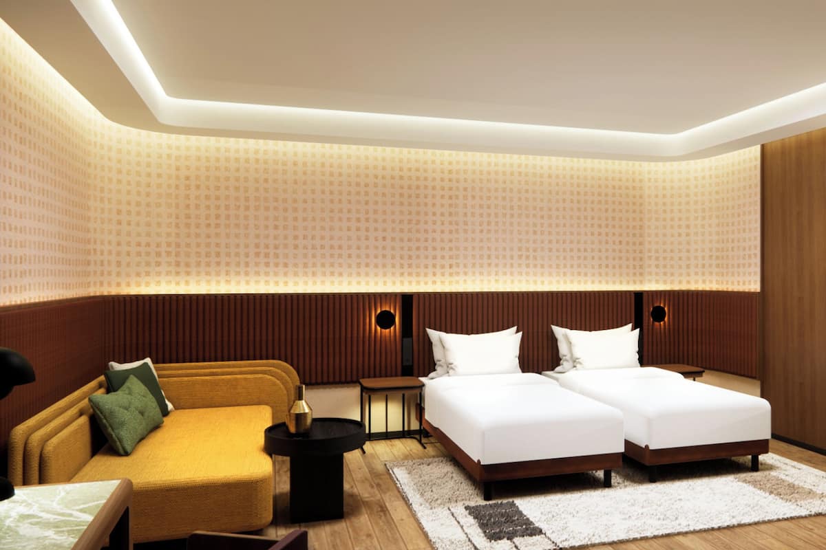 Verdunkelungsvorhänge, kostenloses WLAN, Bettwäsche