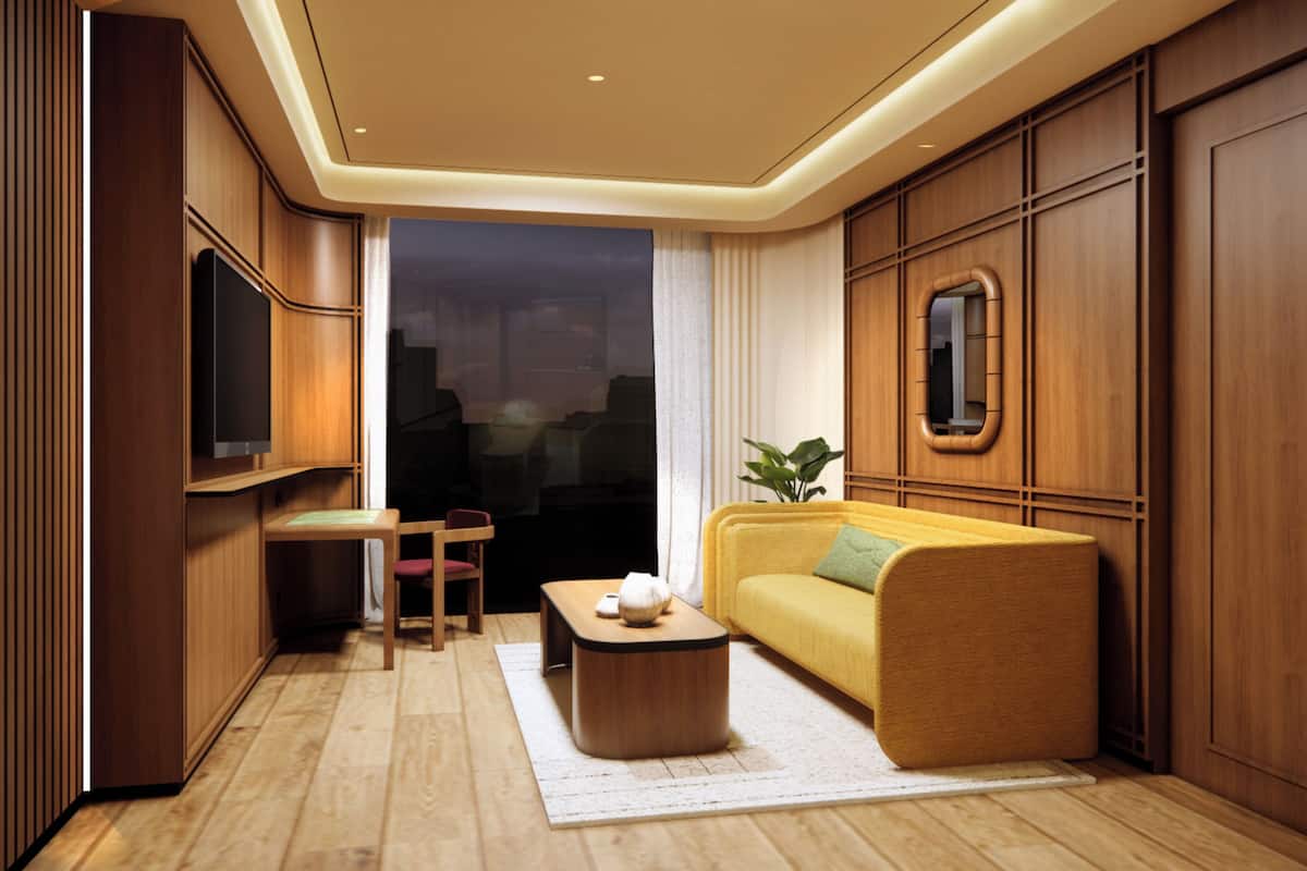 Executive-Suite, 1 Doppelbett und Schlafsofa | Verdunkelungsvorhänge, kostenloses WLAN, Bettwäsche