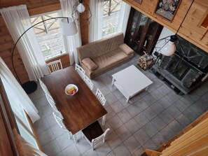 Fernseher, Kamin
