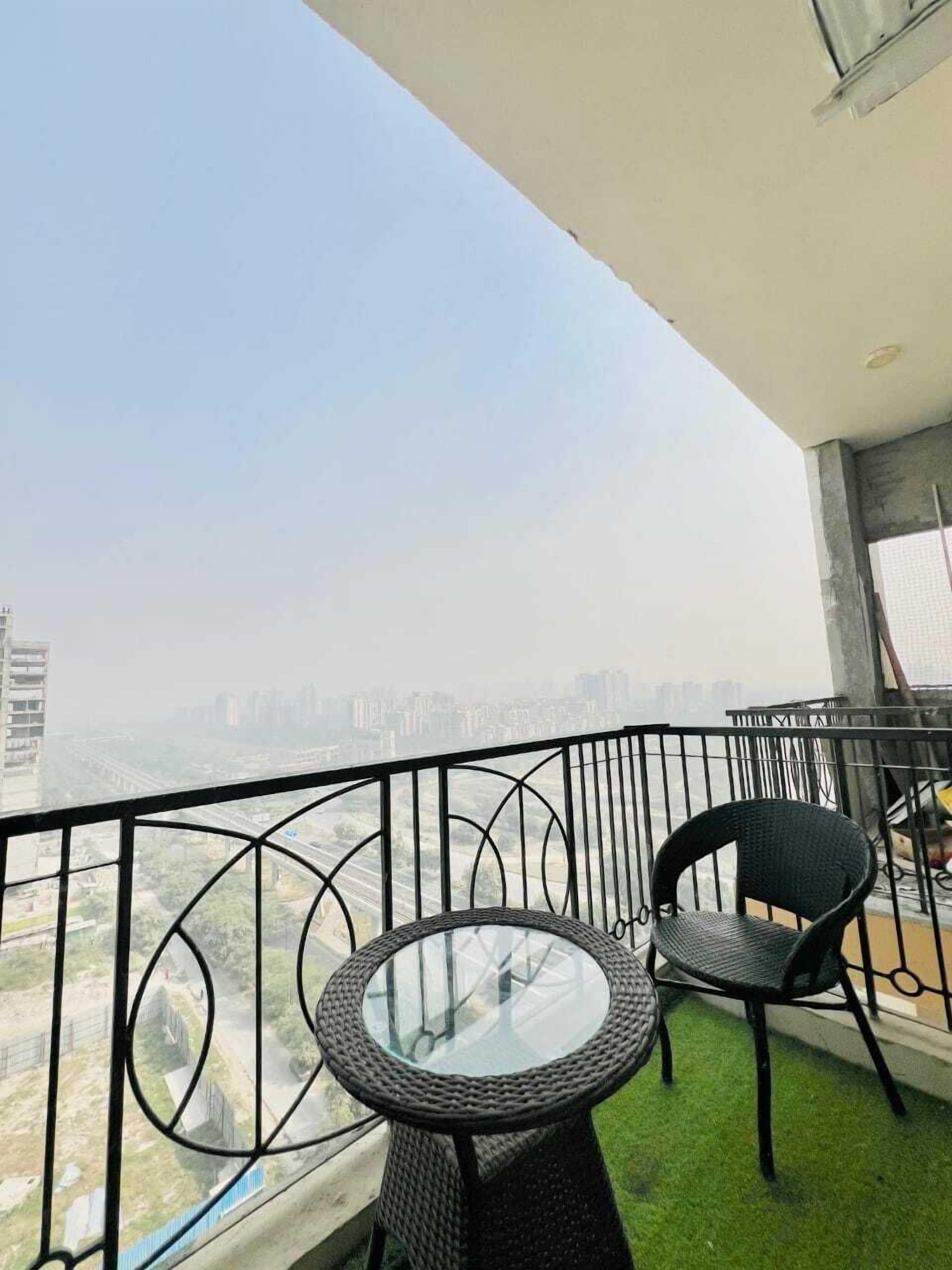 Vue depuis le balcon