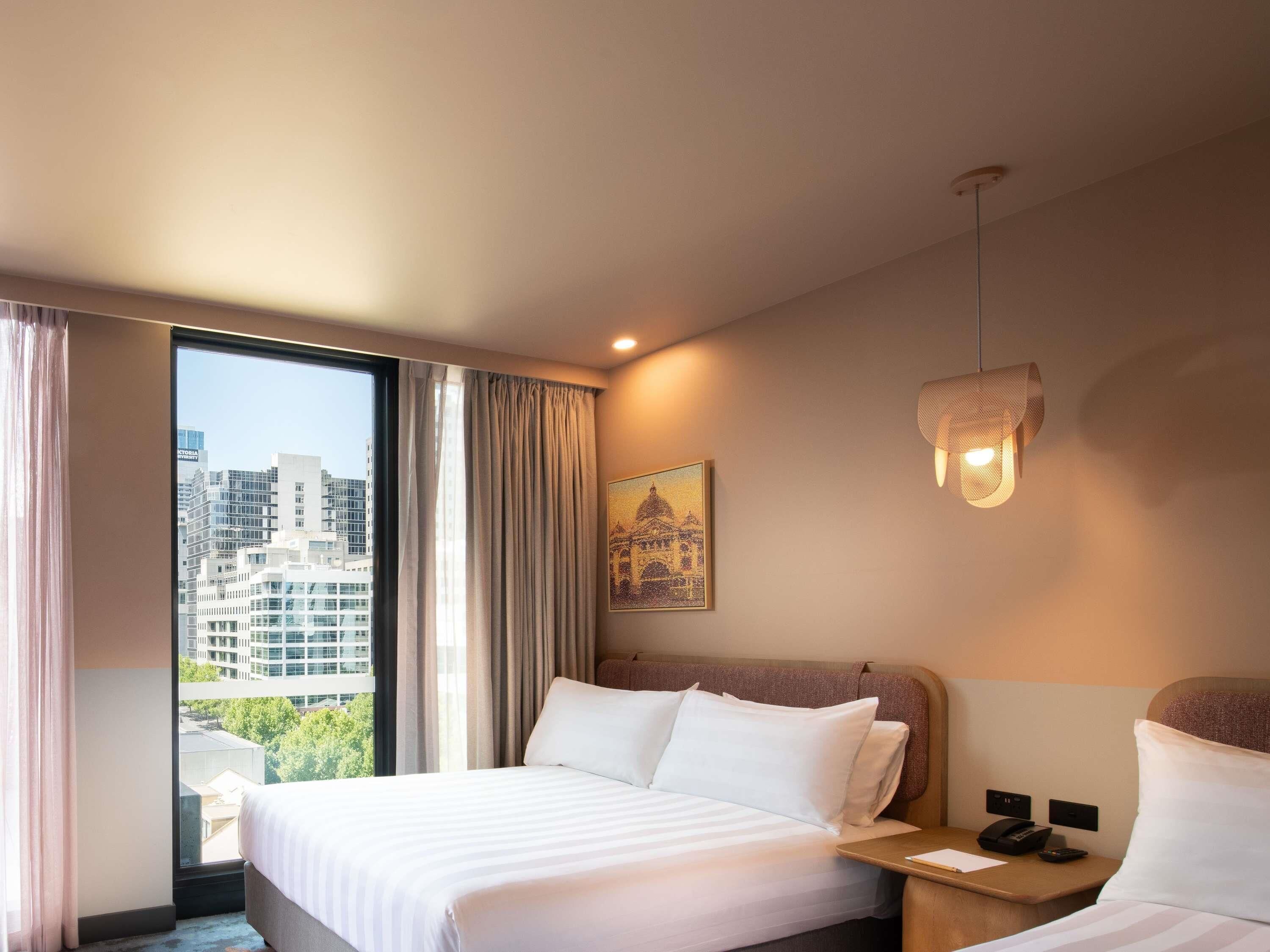 Superior Room, 2 Double Beds, City View | In-room safe, laptop workspace, blackout drapes, iron/ironing board