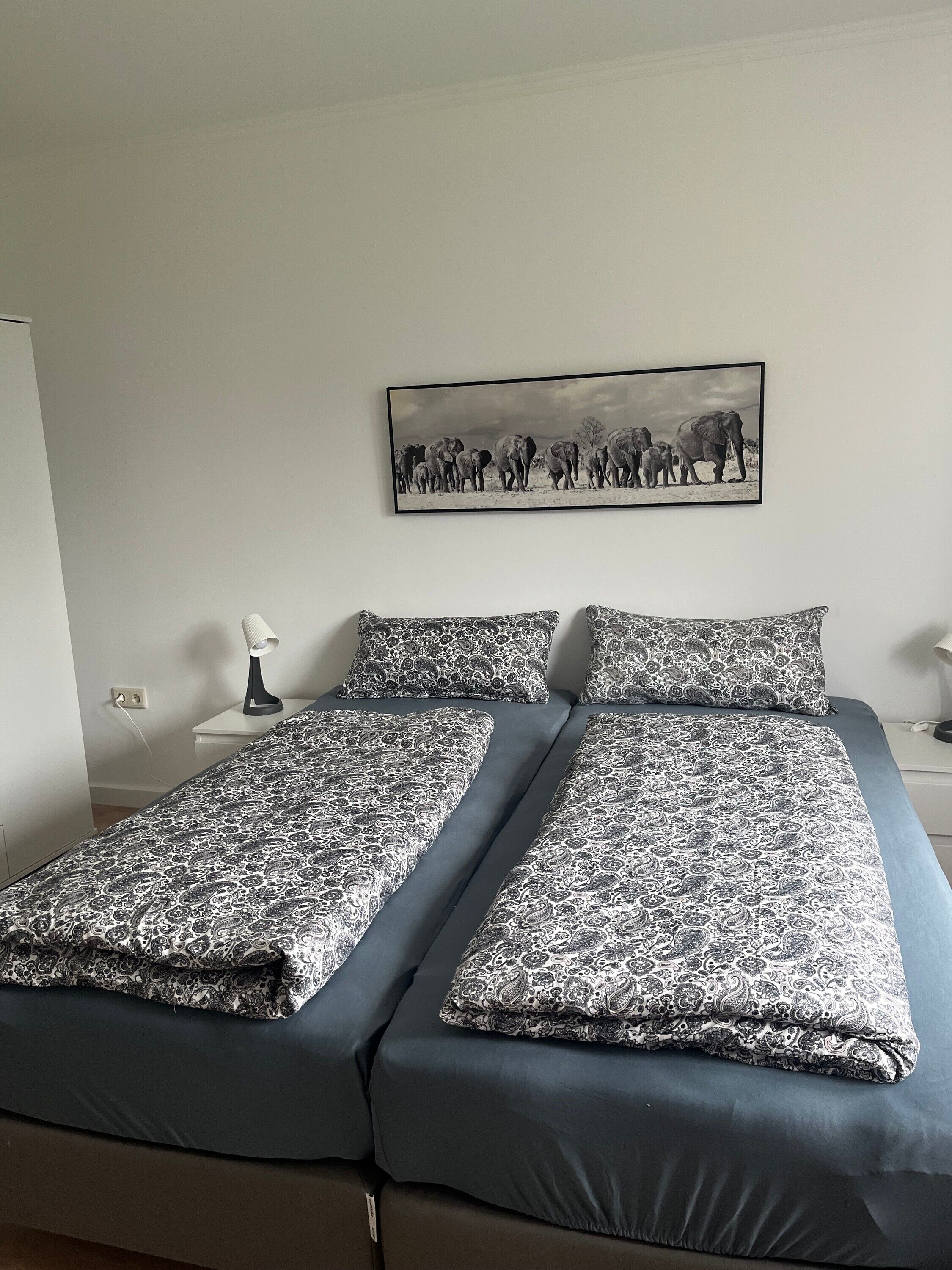 Bügeleisen/Bügelbrett, WLAN, Bettwäsche