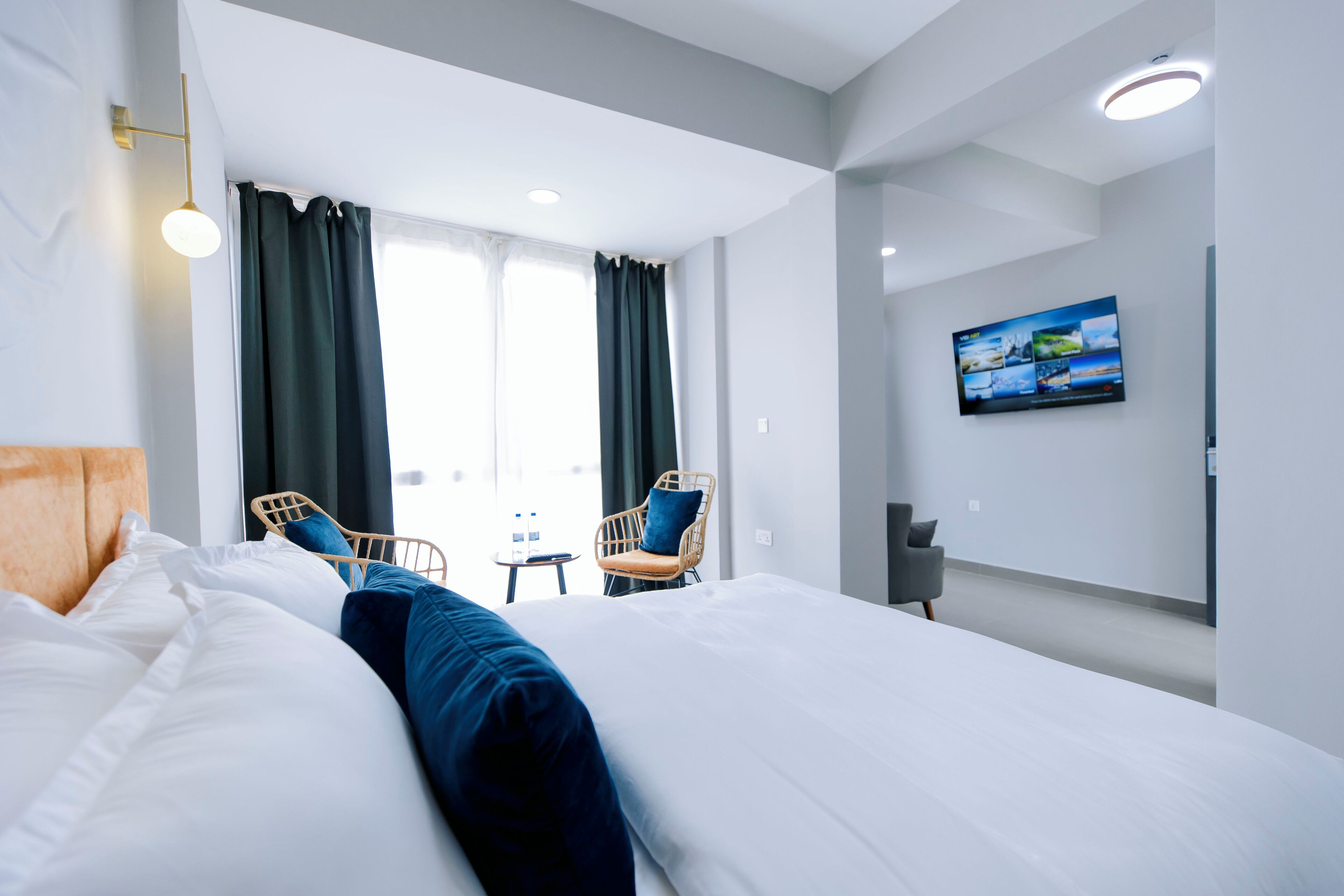 Deluxe Double Room, City View | Blackout drapes, free WiFi