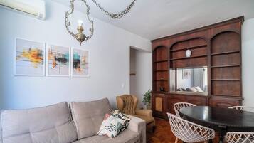 Basic Apartment | Living area | 32-inch Smart TV with digital channels