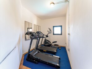 Apartment, 1 Bedroom, Balcony, Pool View | Fitness studio - Modern House in Santa Teresa Gallura (Santa Teresa di Gallura)