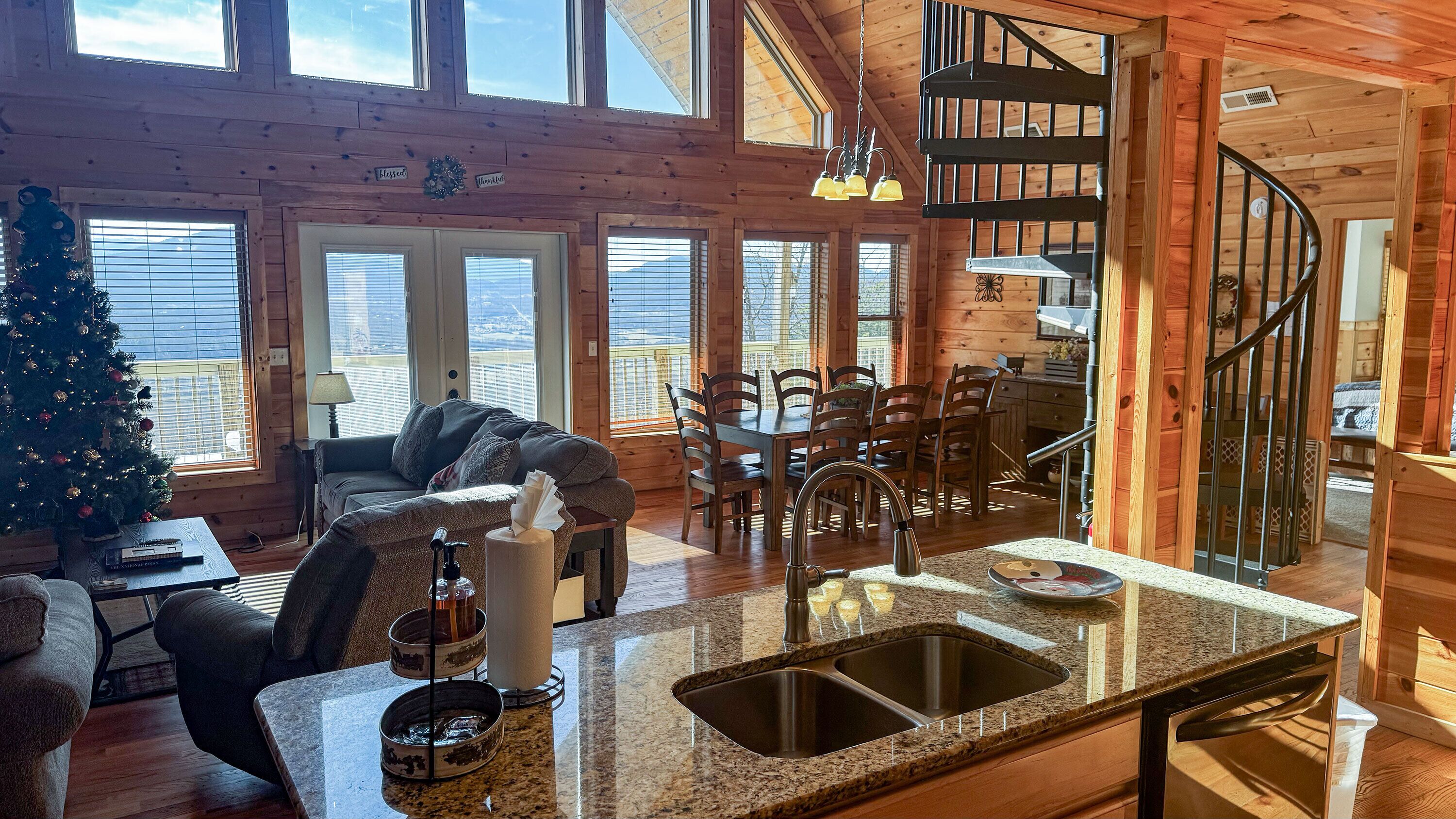 Smart TV, fireplace, video games