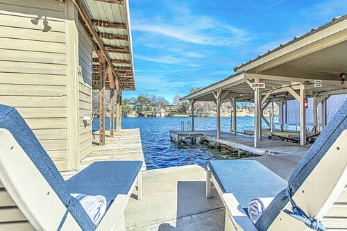 Deep Water Dock & Slip: Lake LBJ Getaway