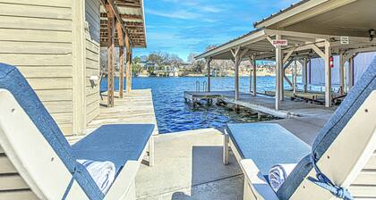 Deep Water Dock & Slip: Lake LBJ Getaway