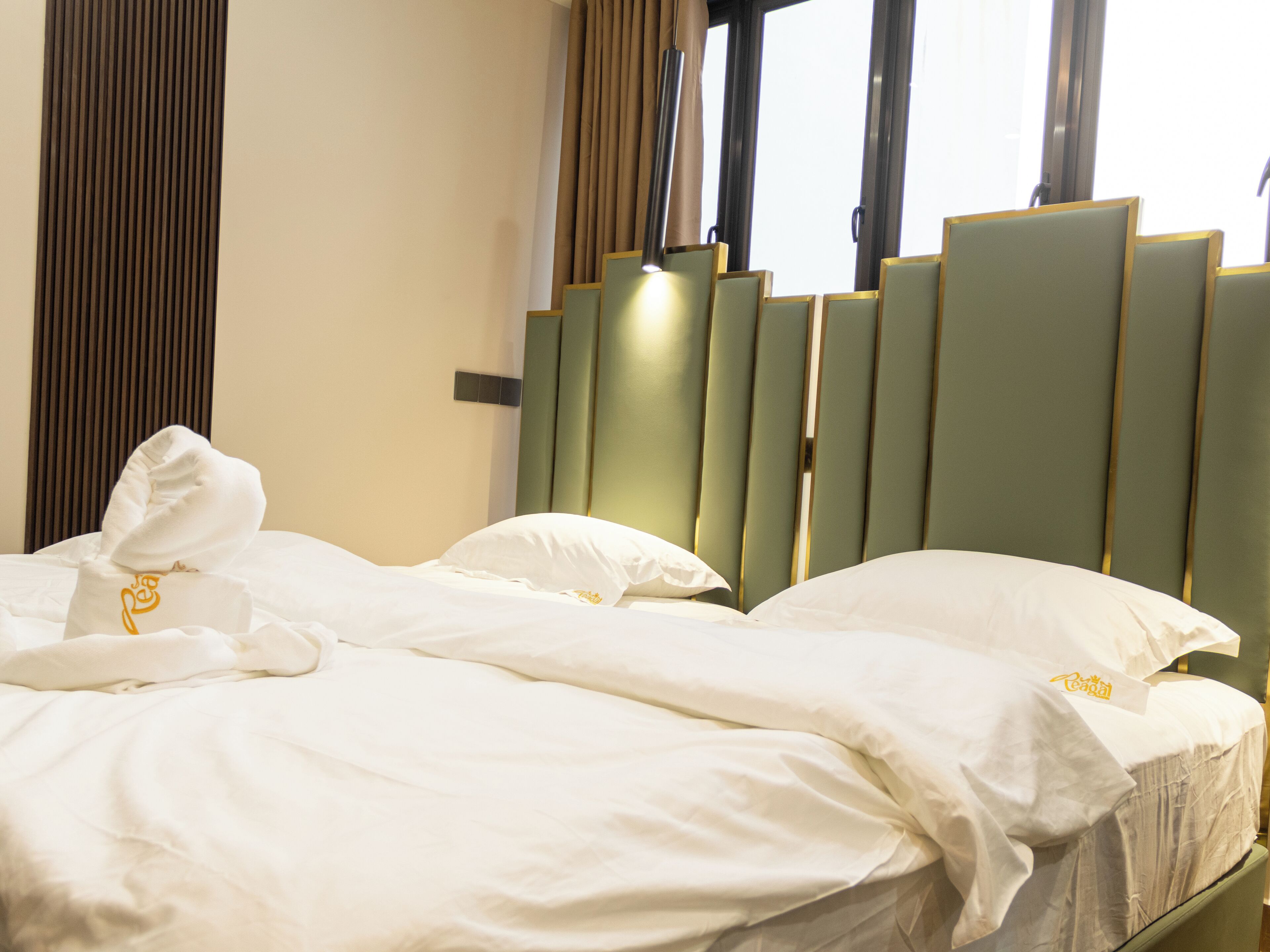 Double or Twin Room, City View | In-room safe, desk, laptop workspace, iron/ironing board