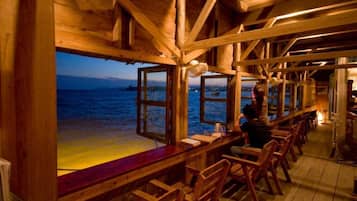 Local cuisine, garden views