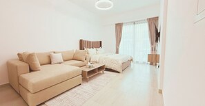 Iron/ironing board, free WiFi - Stylish Studio Pool View JVC Elysee 3 (Dubai)