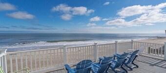 Sea Oats Ocean Front 4 Bedroom 2 Bath Home Linens Included!