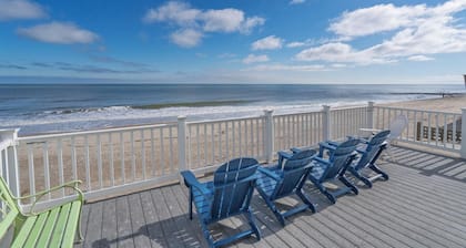 Sea Oats Ocean Front 4 Bedroom 2 Bath Home Linens Included!