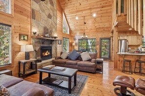 Cabin, 3 Bedrooms | Living area | Smart TV - The Wild Life 2 Bedroom Cabin (Sevierville)