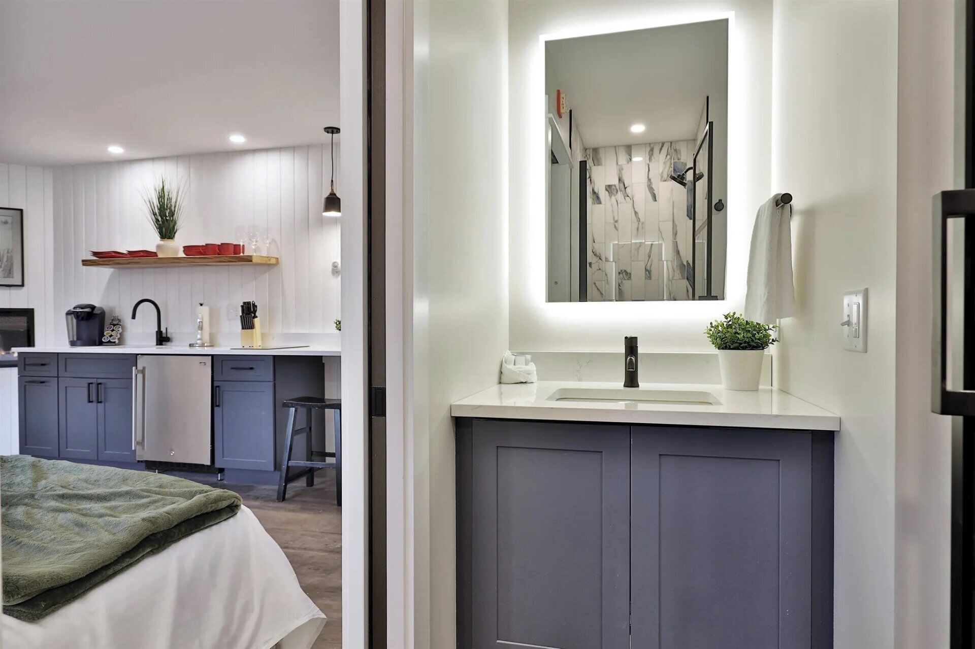 1 chambre, bureau, accès au Wi-Fi (inclus), literie fournie