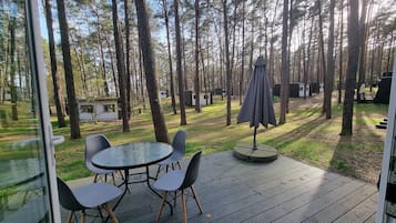 Premium-alpehytte - 1 soveværelse - køkken | Terrasse/gårdhave