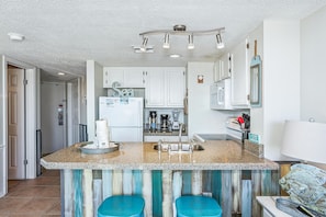 Fridge, microwave, oven, stovetop - Gulf Shores Plantation West- Unit 1235 (Gulf Shores)