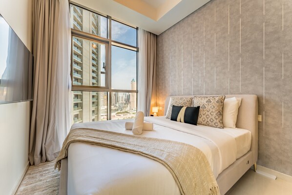 2 bedrooms, in-room safe, iron/ironing board, free WiFi - Near Safa Park, Offering Easy Access to Downtown Dubai, Jumeirah Beach and Kite Beach (Dubai)