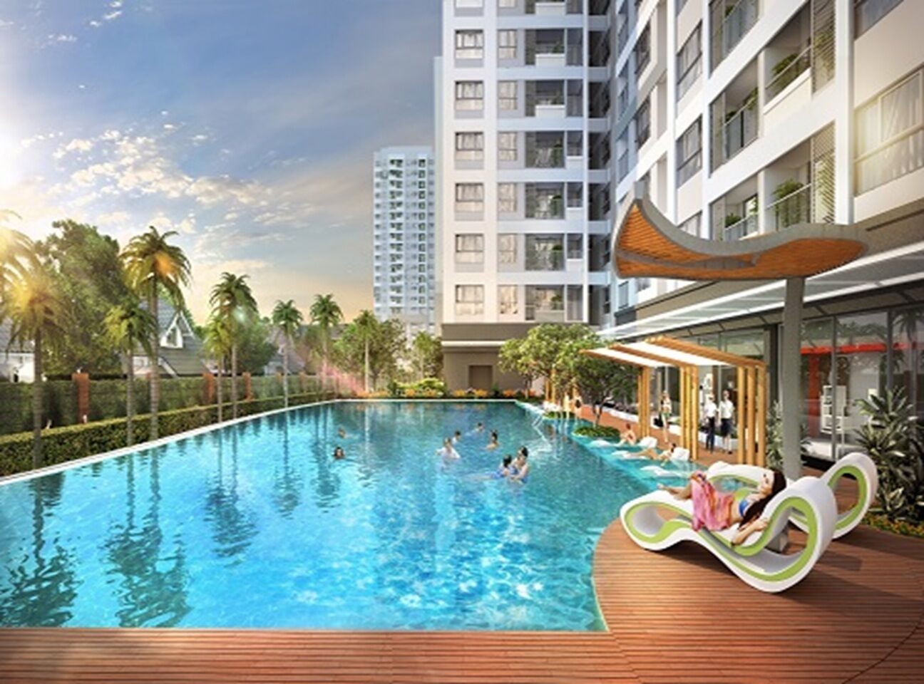 Alberca al aire libre 