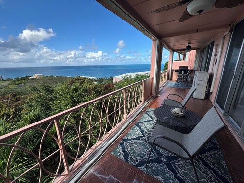 Crucian Sunsets! Enjoy amazing views from this updated 3 bedroom, 2 bath condo!
