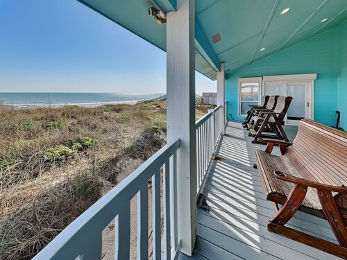 Large Beachfront Home w/ stunning views, private pool, game room, & more